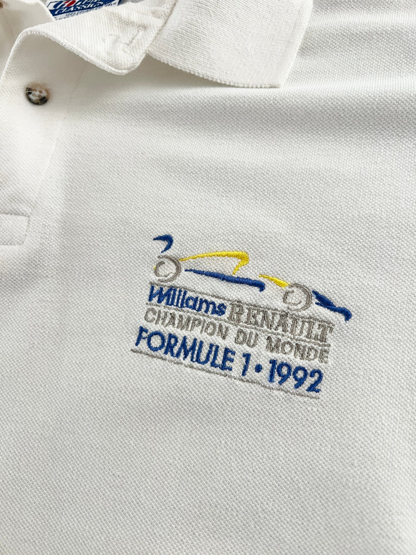 WHITE WILLIAMS RENAULT F1 POLO - 1992 - S