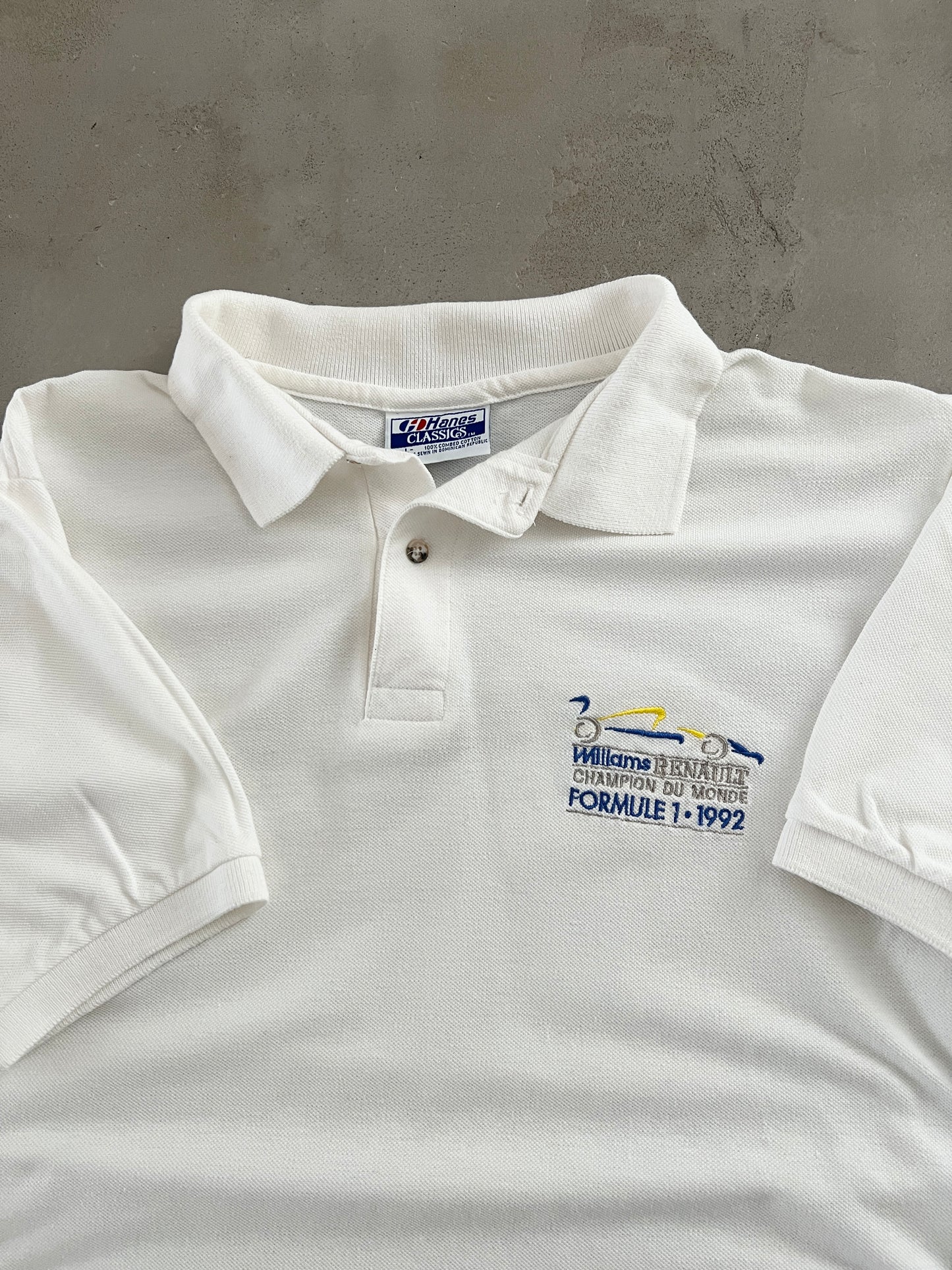 WHITE WILLIAMS RENAULT F1 POLO - 1992 - S