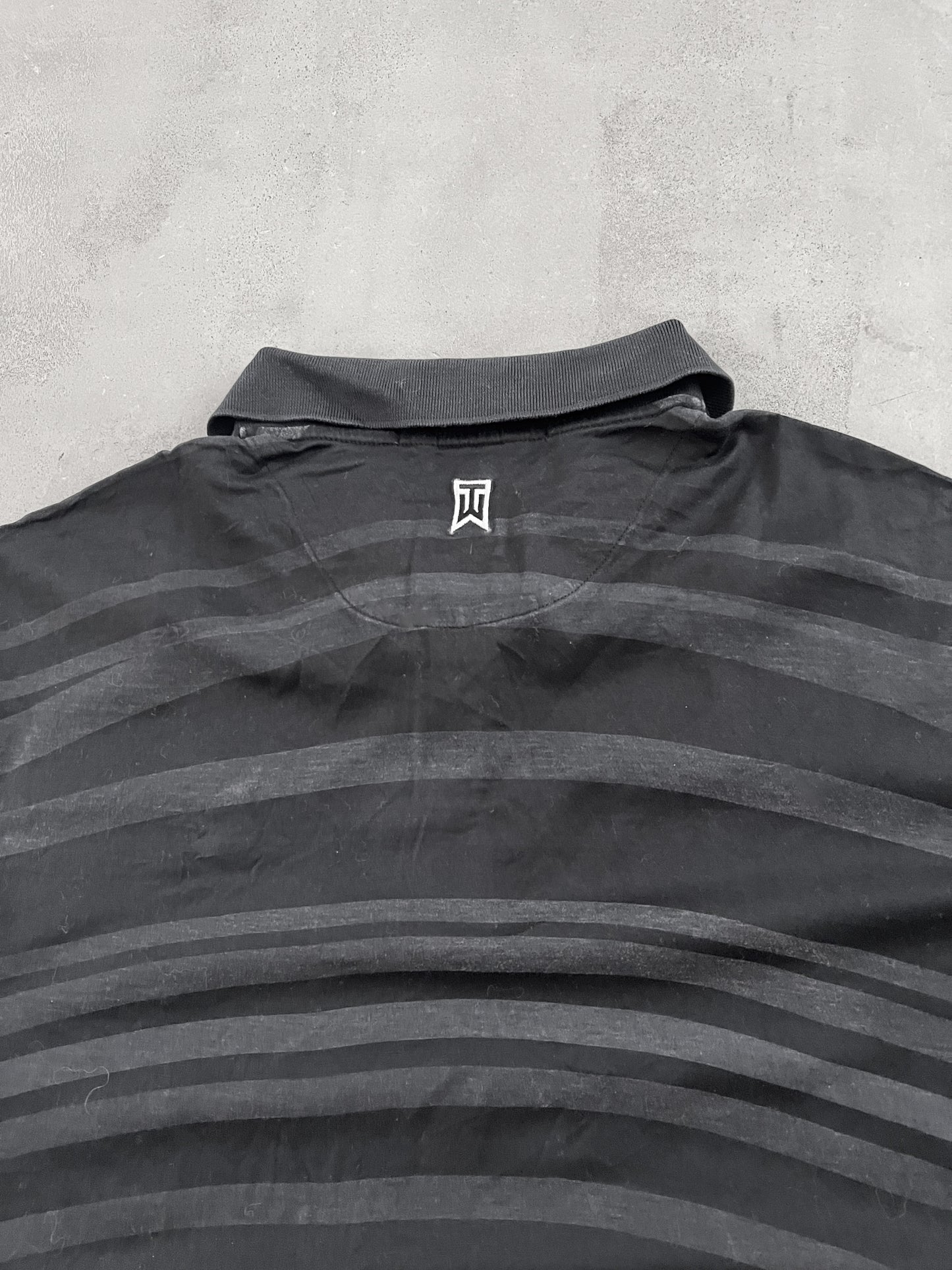 BLACK NIKE GOLF TIGER WOODS POLO - 2000S - L