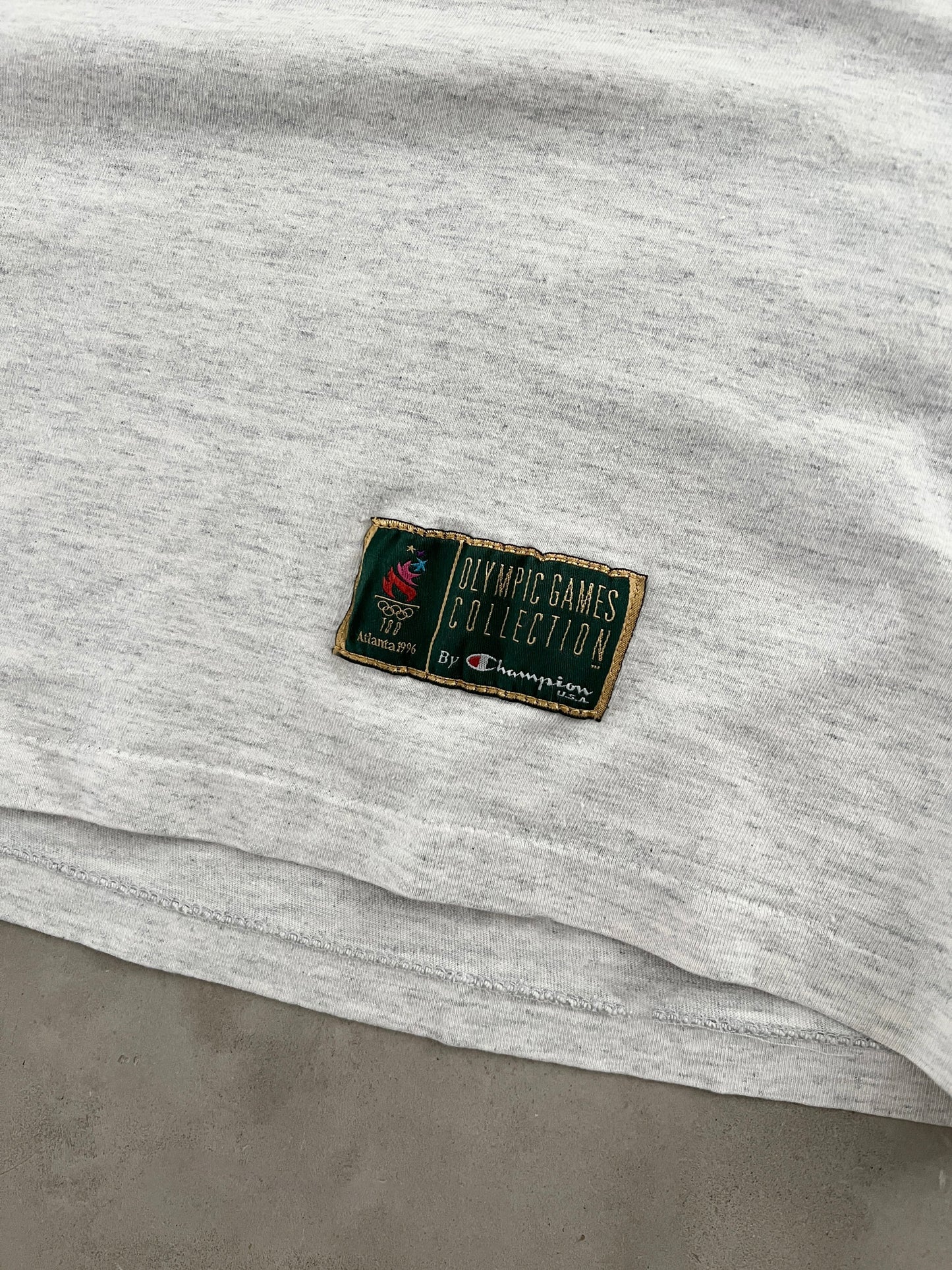 GREY OLYMPIC GAMES USA TEE - 1996 - M