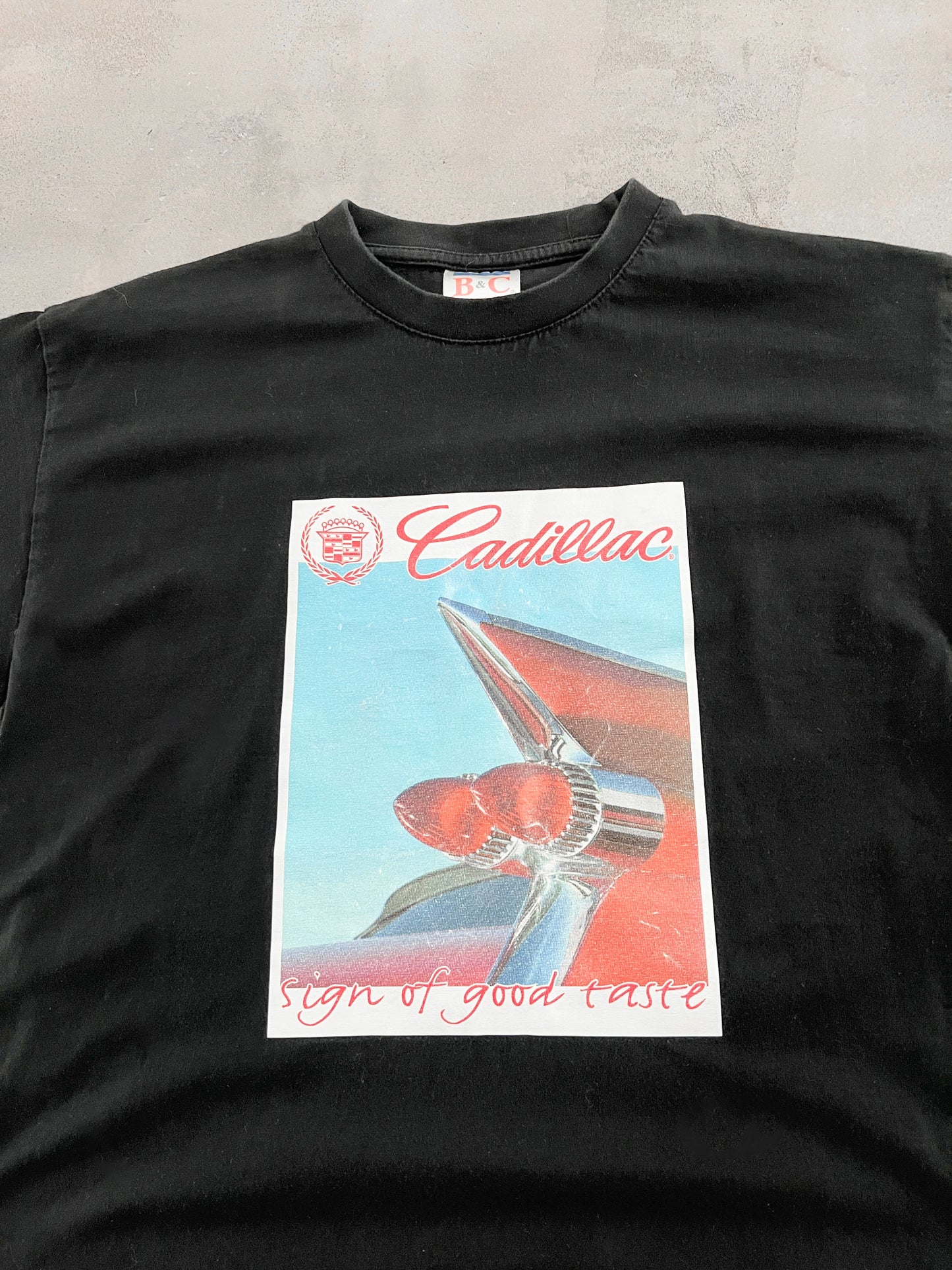 BLACK CADILLAC TEE - 2000S - S