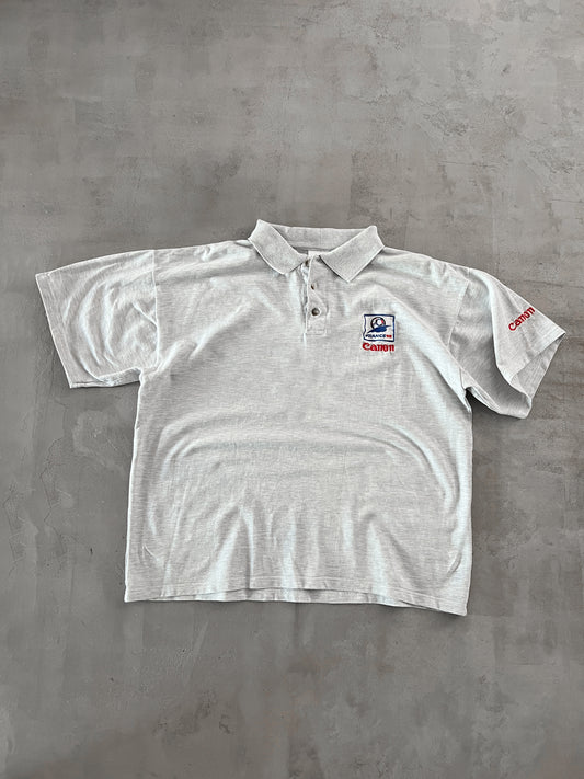 GREY CANON WORLD CUP POLO - 1990S - L