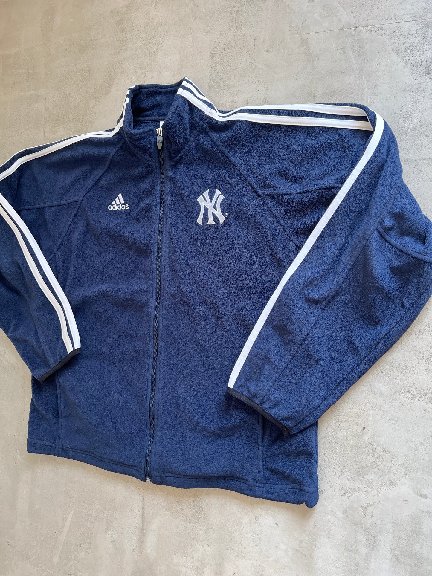 NAVY YANKEES ADIDAS FLEECE - 2000S - M