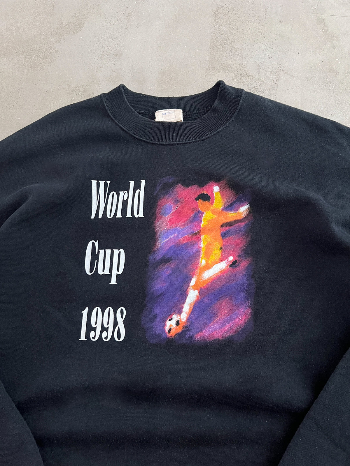 BLACK WORLD CUP FRANCE SWEATER - 1998 - L