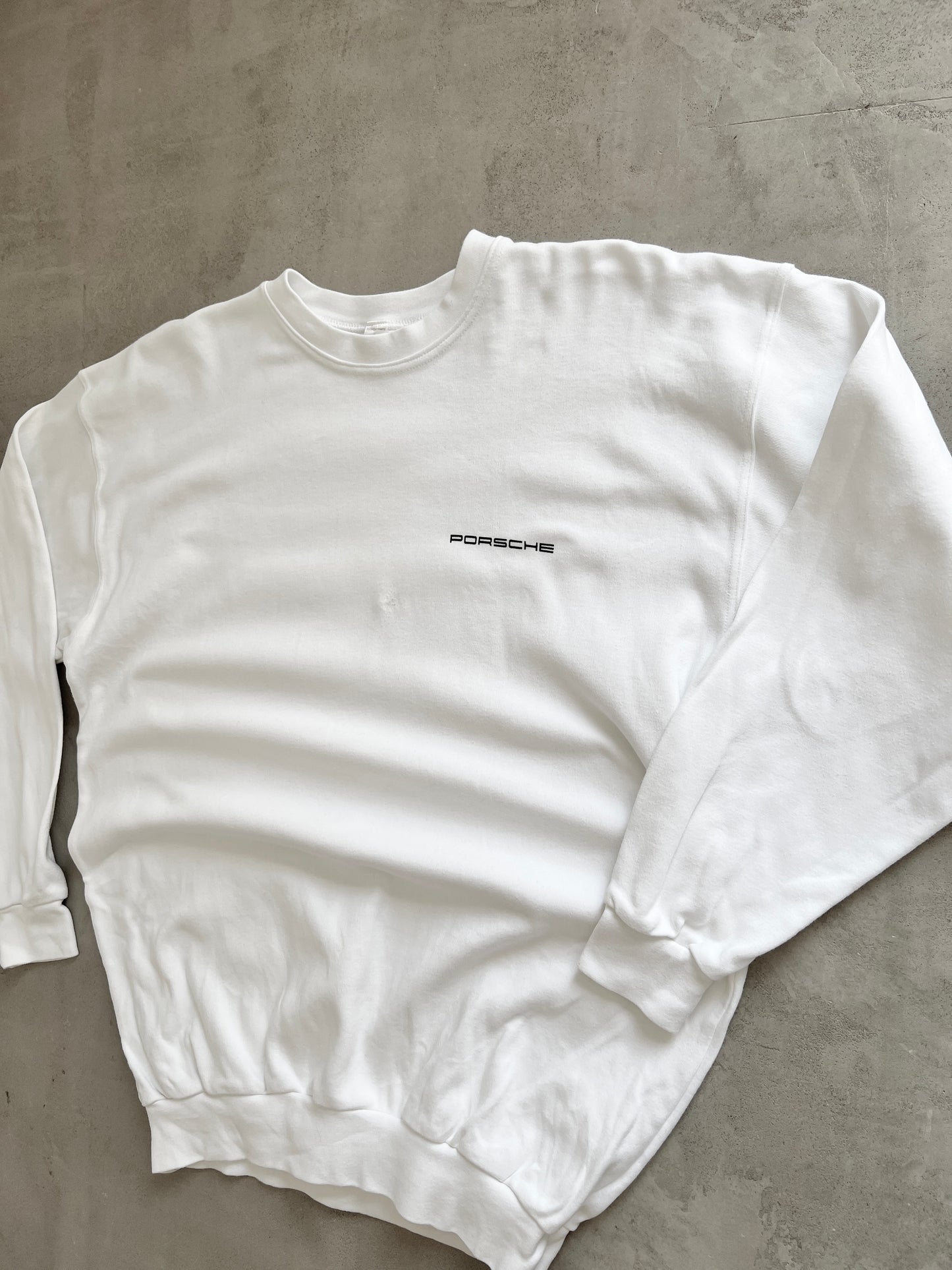 WHITE PORSCHE SWEATER - 2000S - M