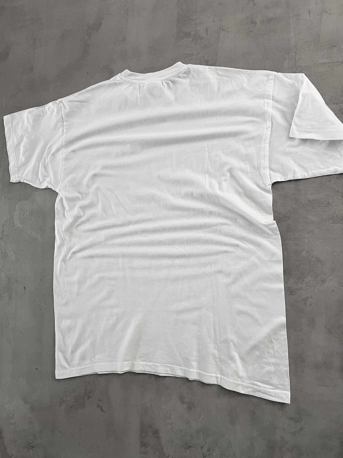 WHITE MICHELIN TEE - 1990S - XL