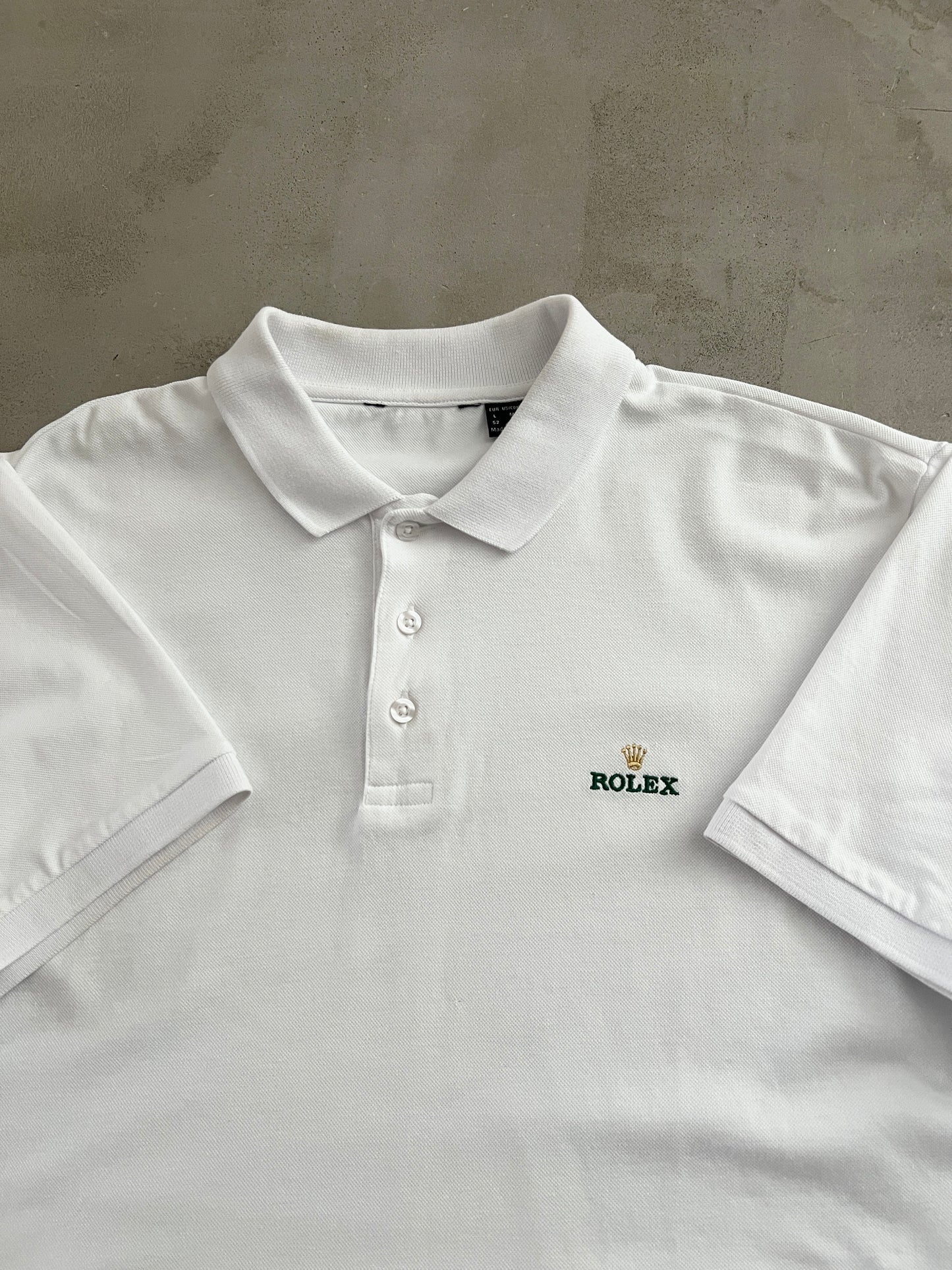 WHITE ROLEX POLO - 2000S - L