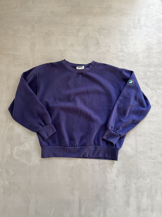FADED NAVY/PURPLE BMW SWEATER - 2000S - S