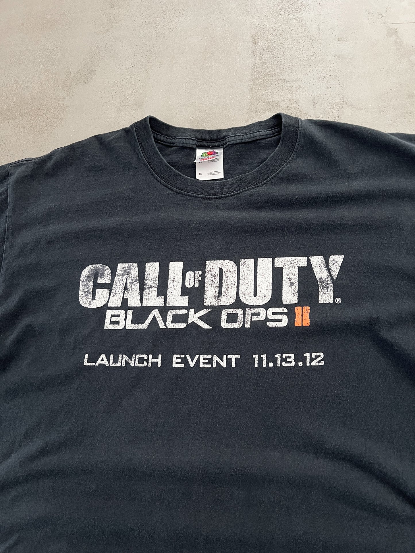 FADED BLACK CALL OF DUTY TEE - 2000S -XL/L