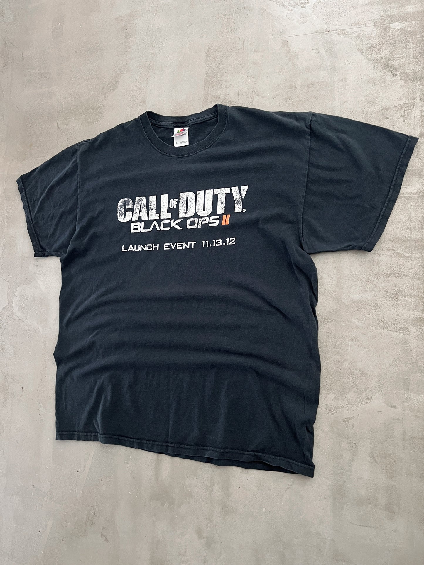 FADED BLACK CALL OF DUTY TEE - 2000S -XL/L