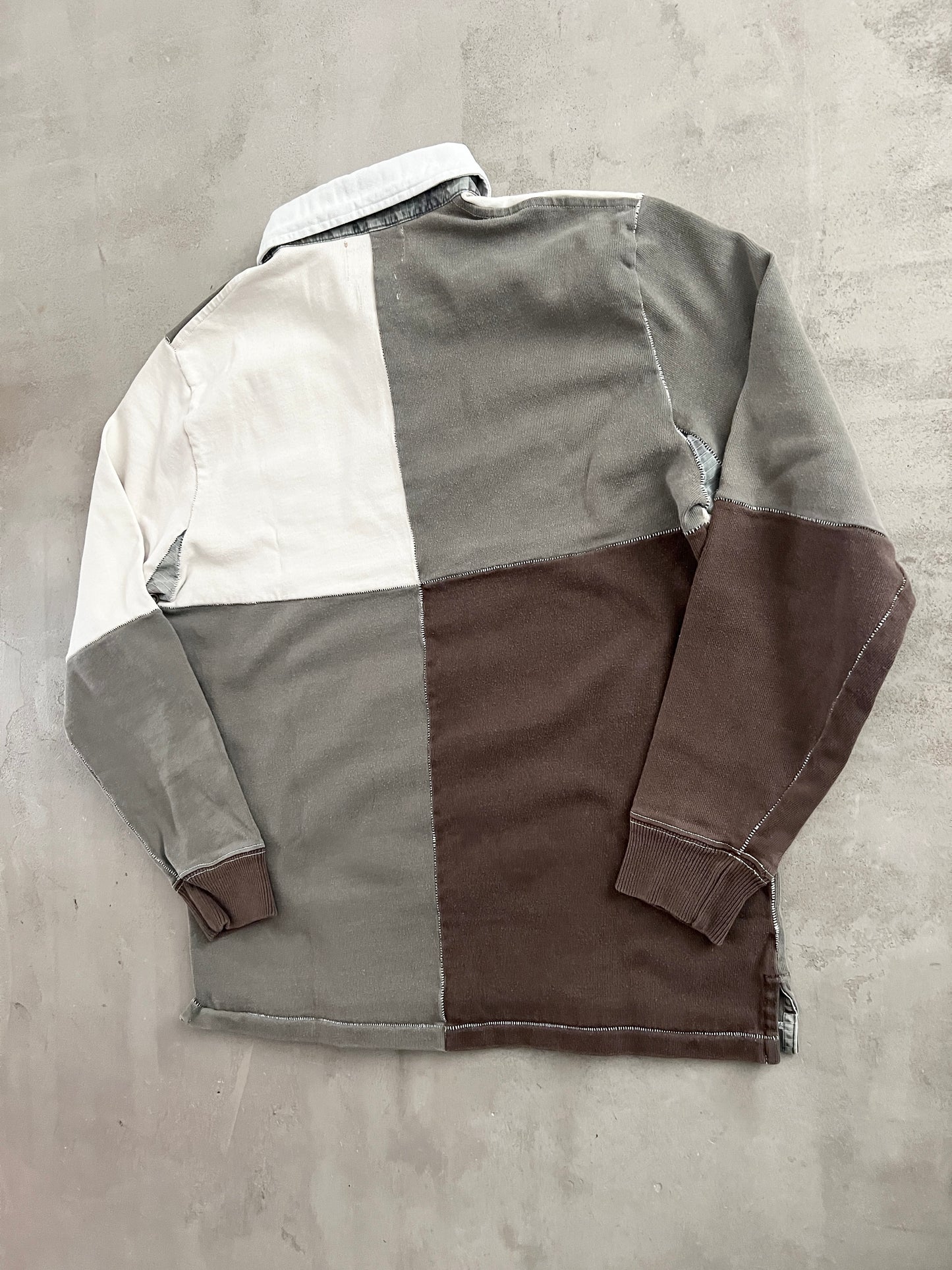 GREY RALPH LAUREN LONGSLEEVE - 2000S - M