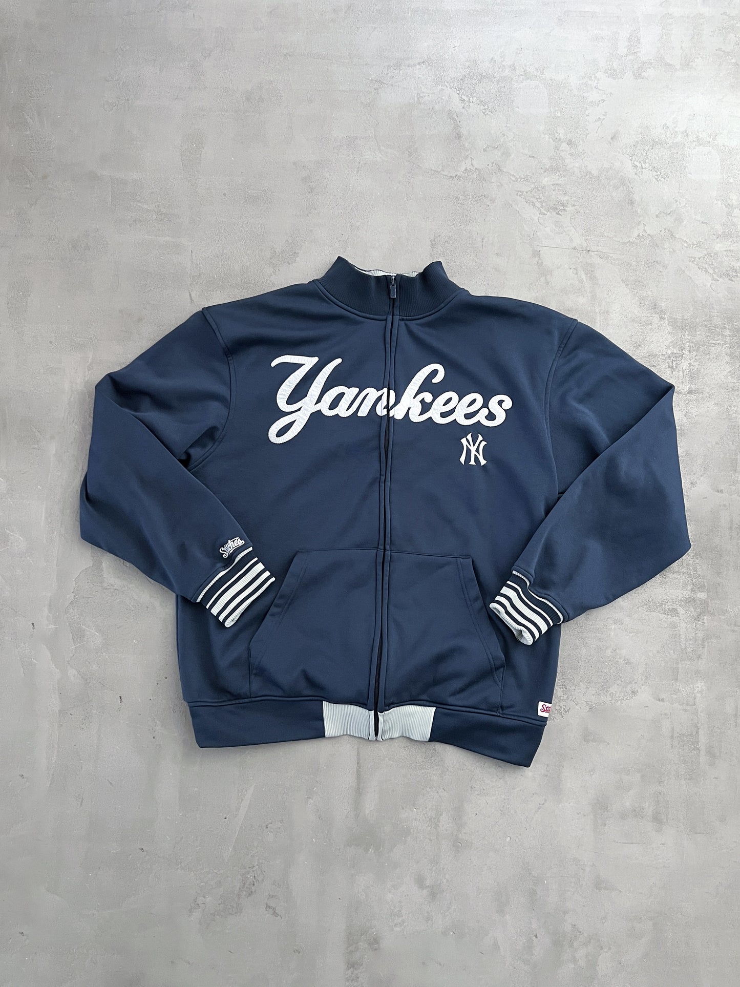 NAVY NEW YORK YANKEES JACKET - 2000S - L