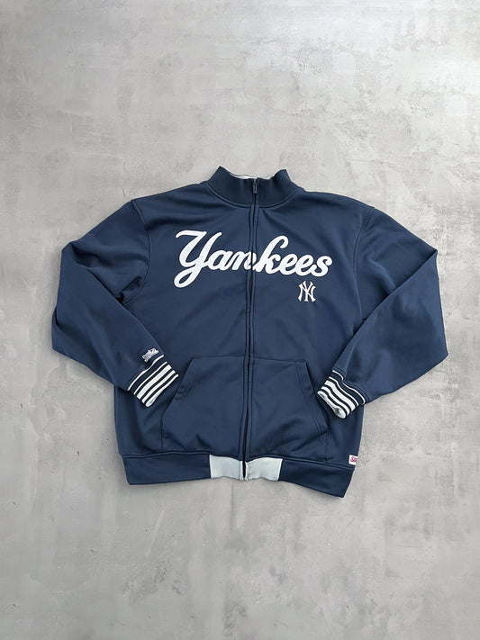 NAVY NEW YORK YANKEES JACKET - 2000S - L
