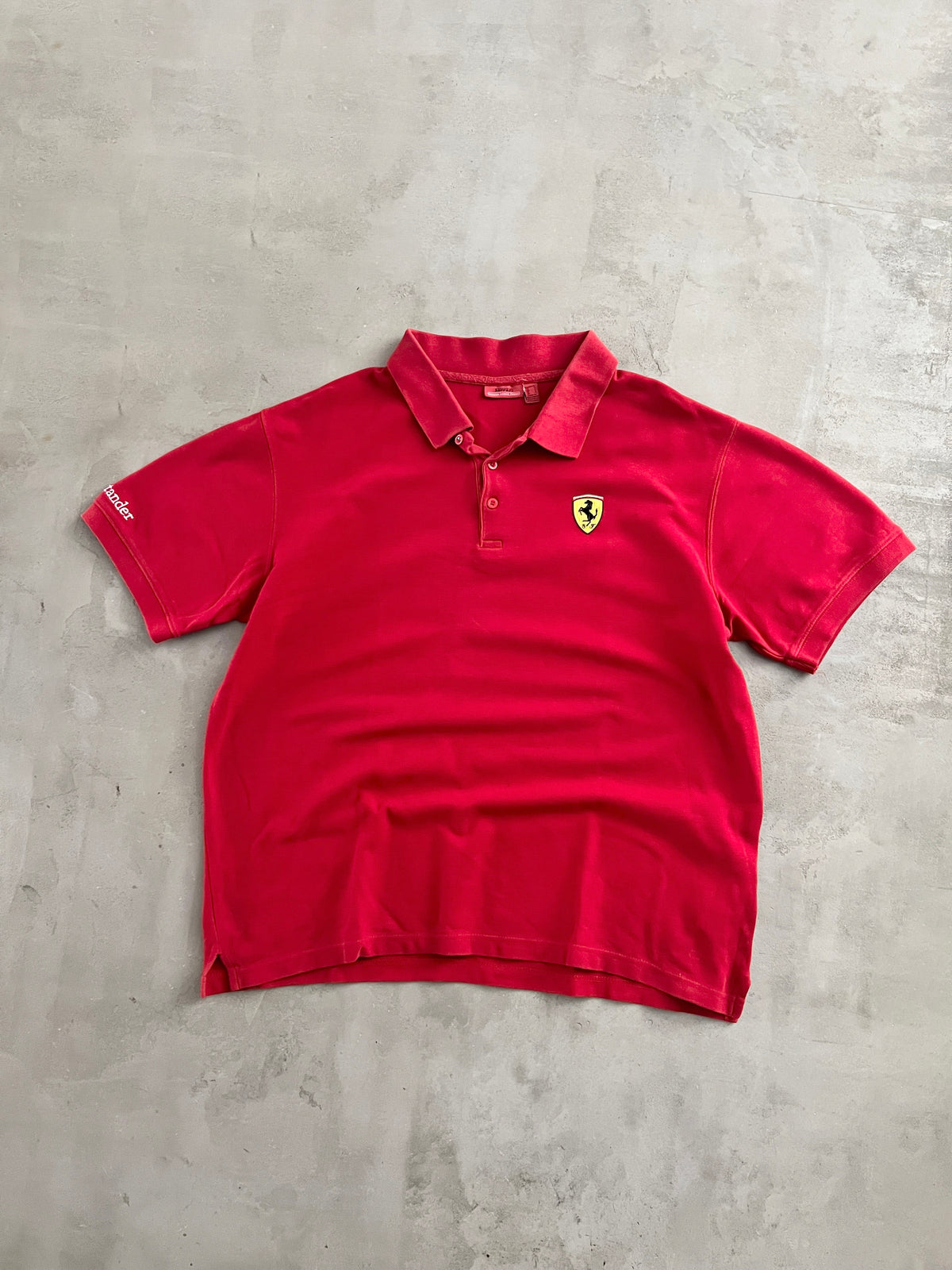 RED FERRARI SCUDERIA POLO - 2000S - M/L