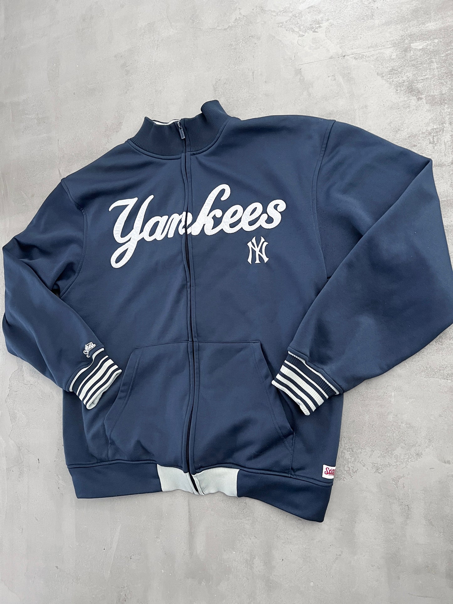 NAVY NEW YORK YANKEES JACKET - 2000S - L