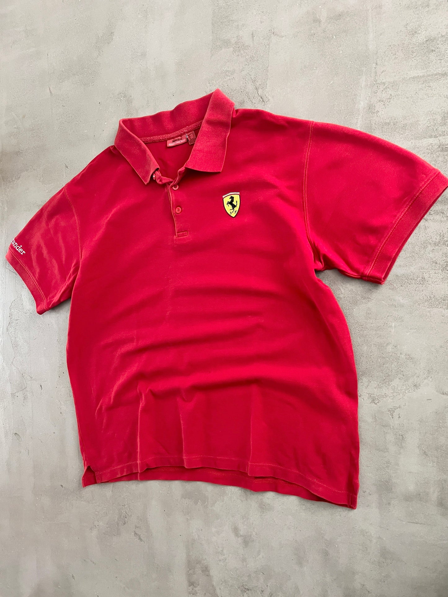 RED FERRARI SCUDERIA POLO - 2000S - M/L