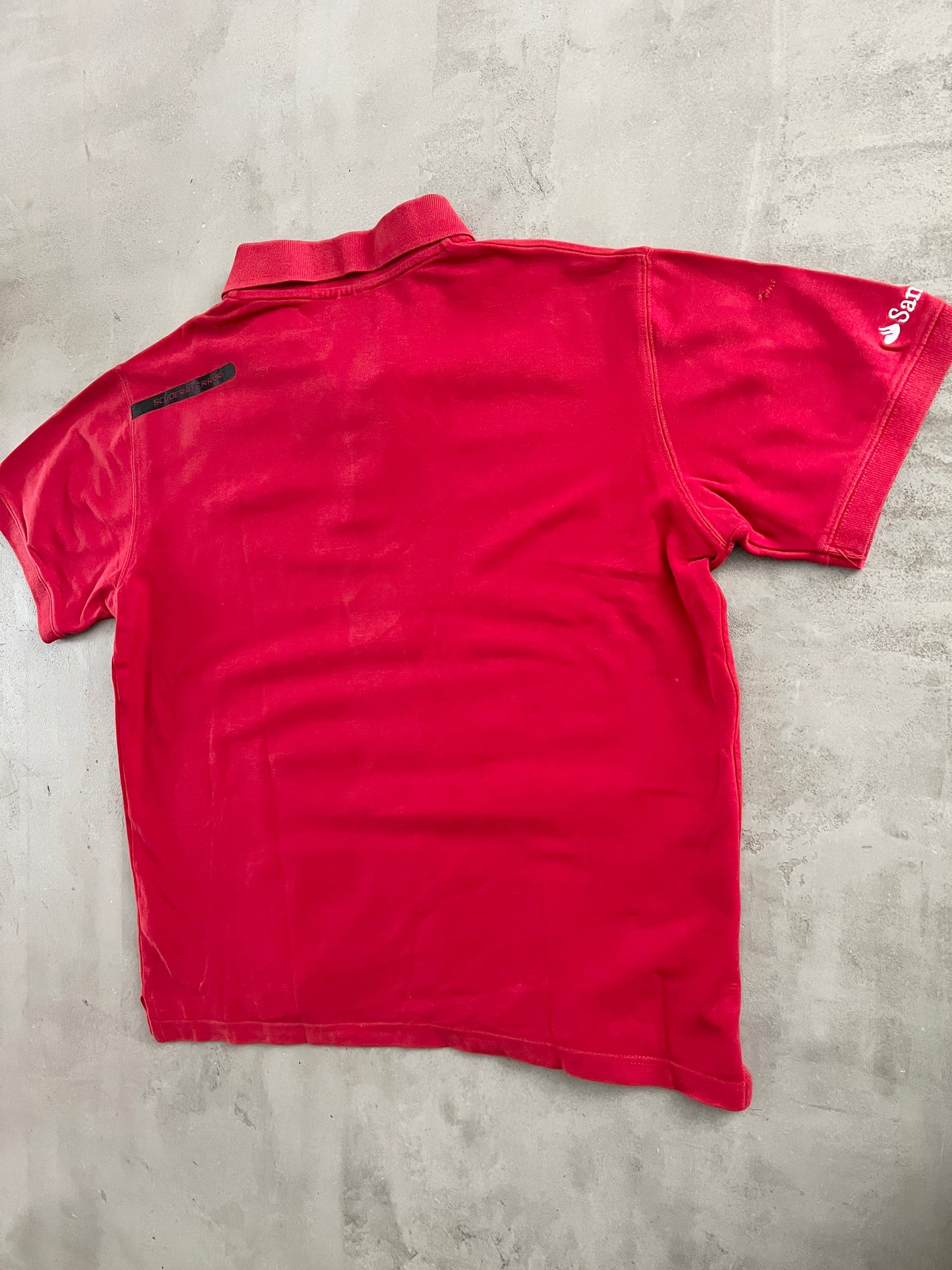 RED FERRARI SCUDERIA POLO - 2000S - M/L