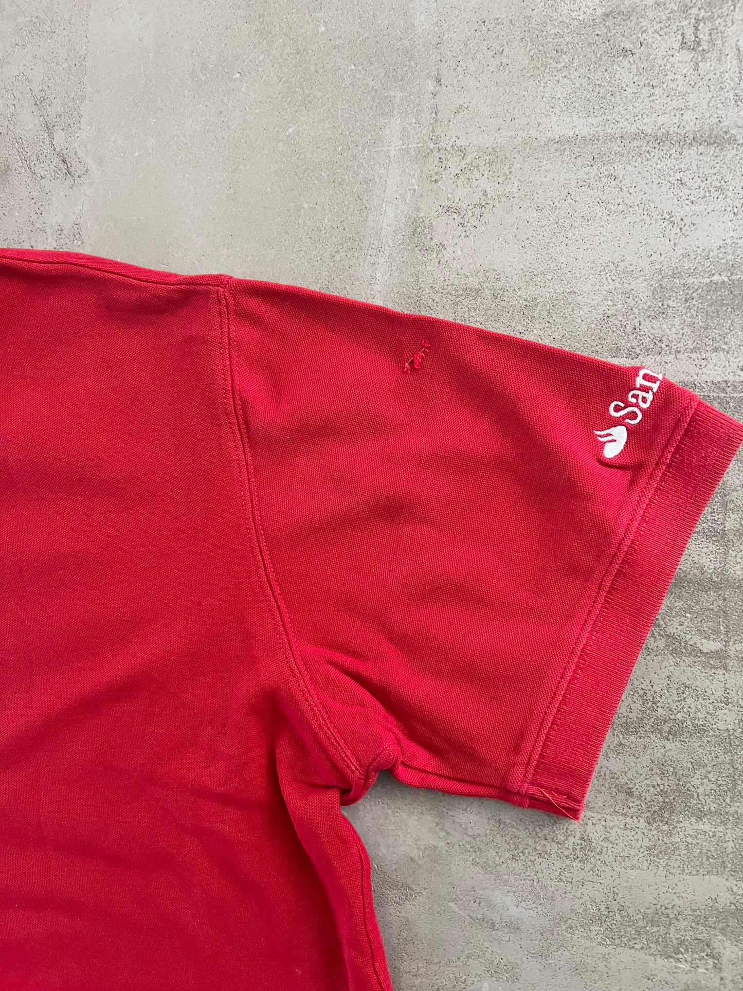 RED FERRARI SCUDERIA POLO - 2000S - M/L