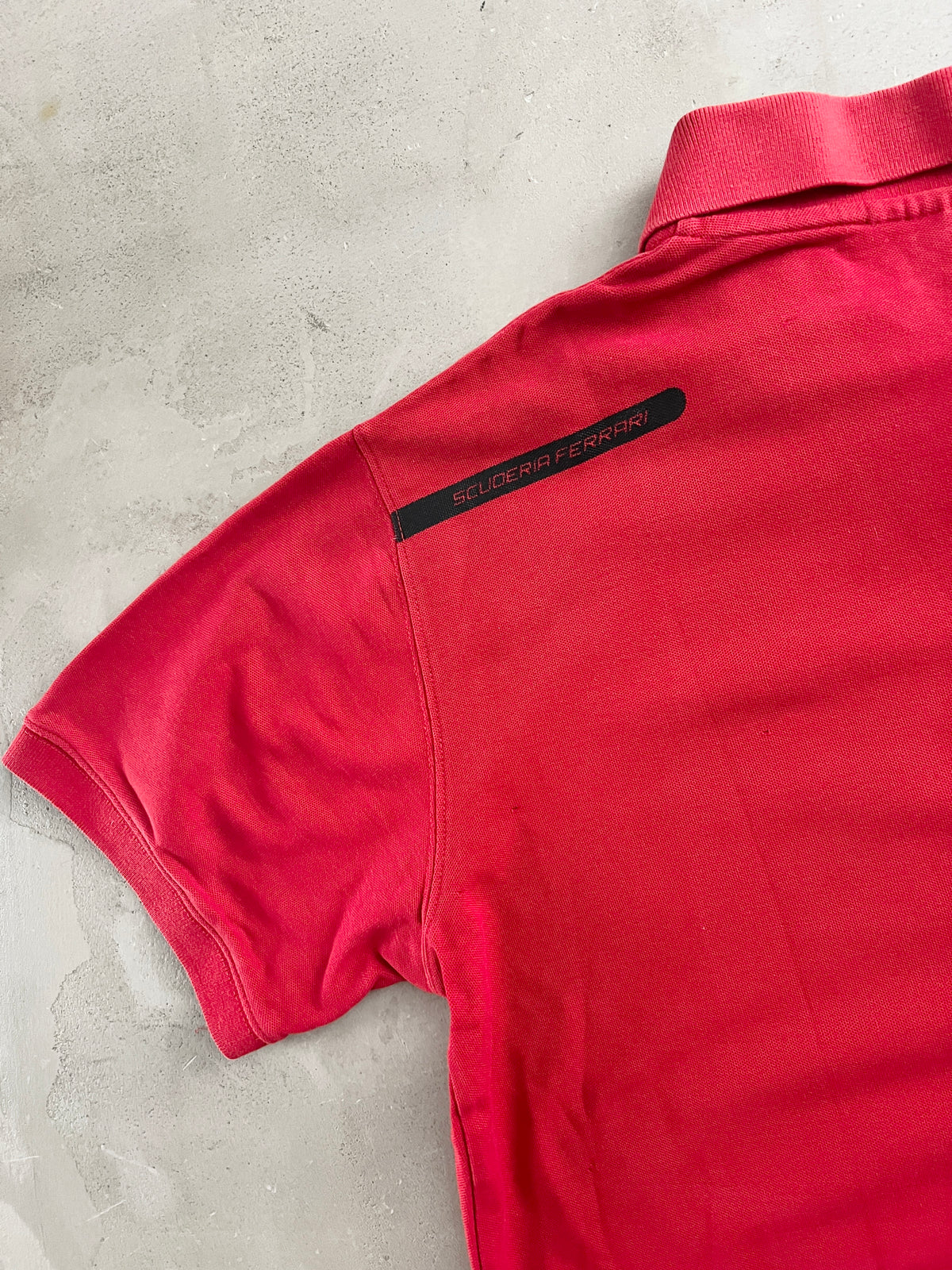 RED FERRARI SCUDERIA POLO - 2000S - M/L