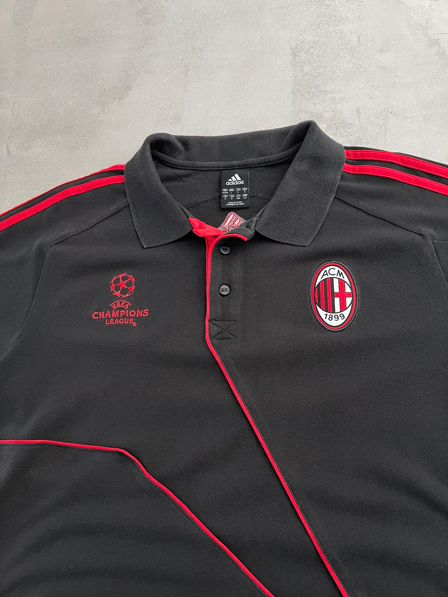 BLACK AC MILAN POLO - 2000S - L