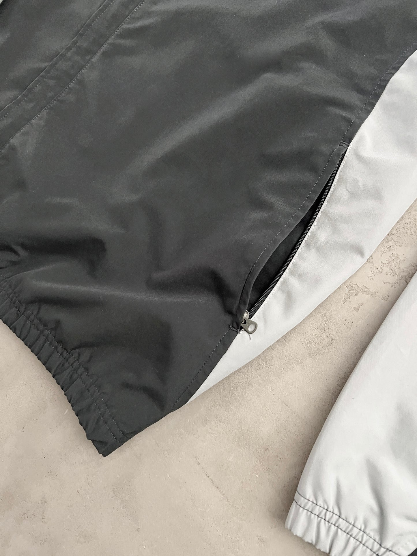 GREY FC VALENCIA NIKE TRACK JACKET - 2000S - XL