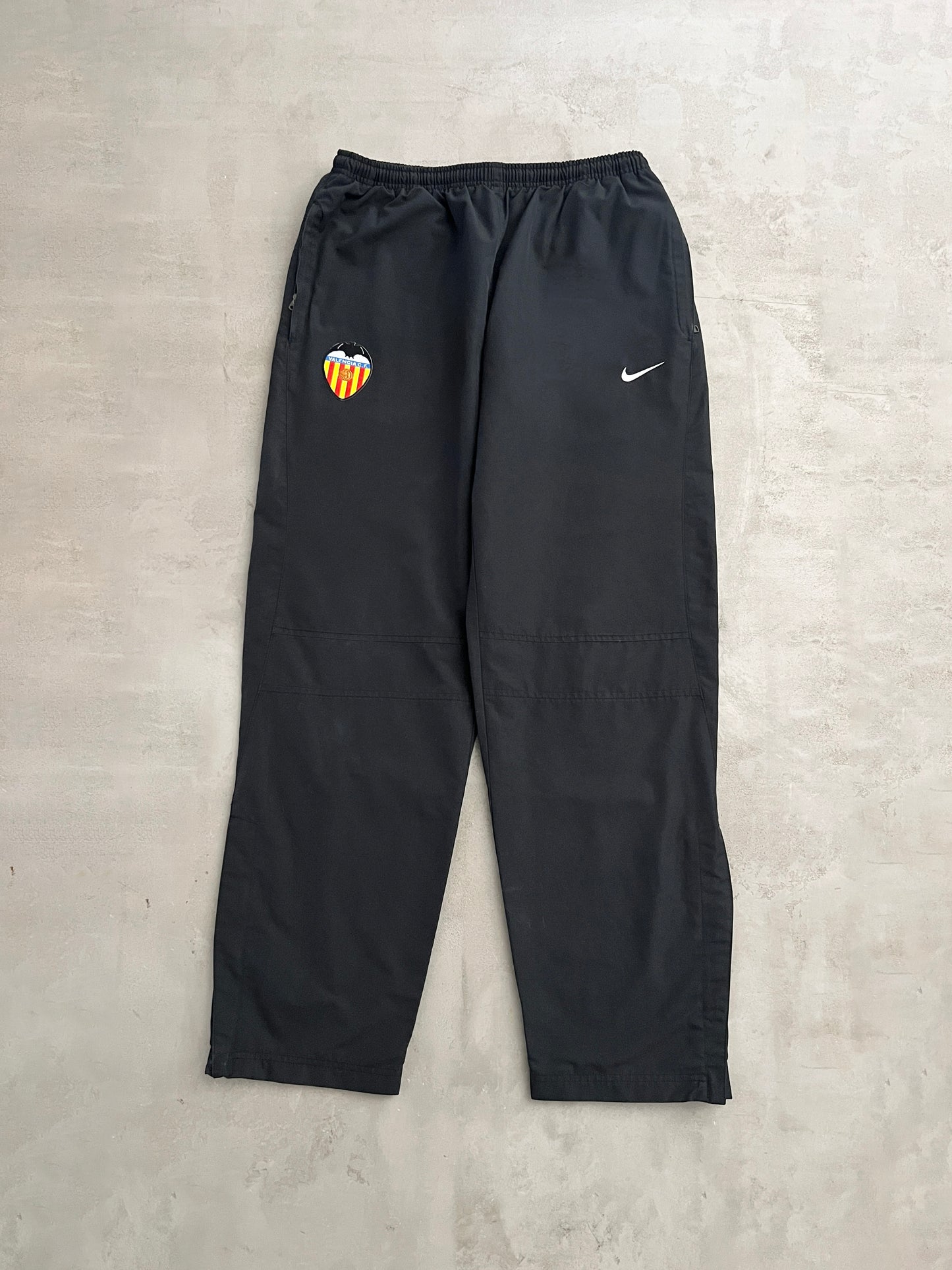 GREY FC VALENCIA NIKE TRACK PANTS - 2000S - XL