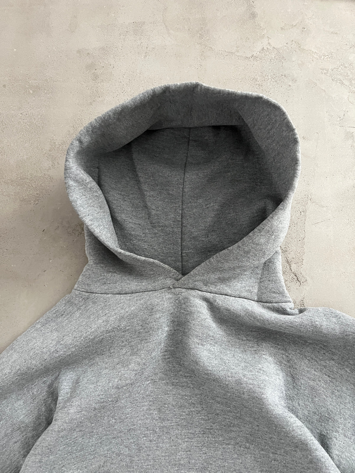 GREY RUSSELL HOODIE - 1990S - XL/XXL