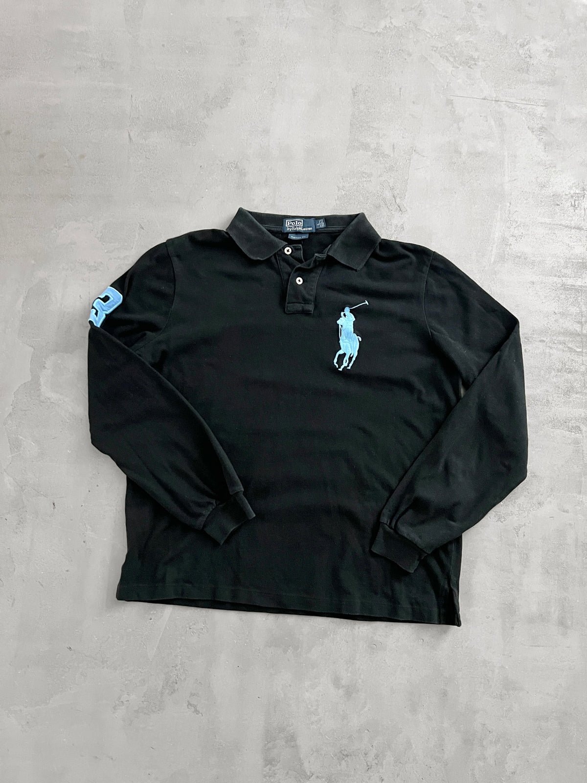 BLACK RALPH LAUREN LONGSLEEVE - 2000S - S