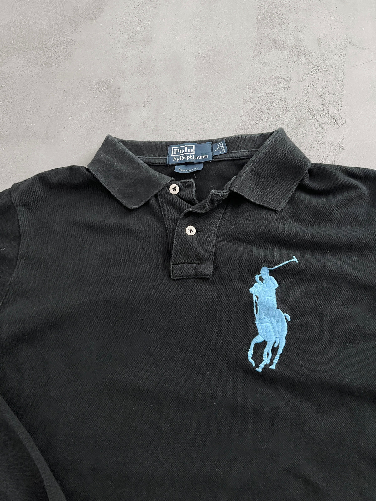 BLACK RALPH LAUREN LONGSLEEVE - 2000S - S