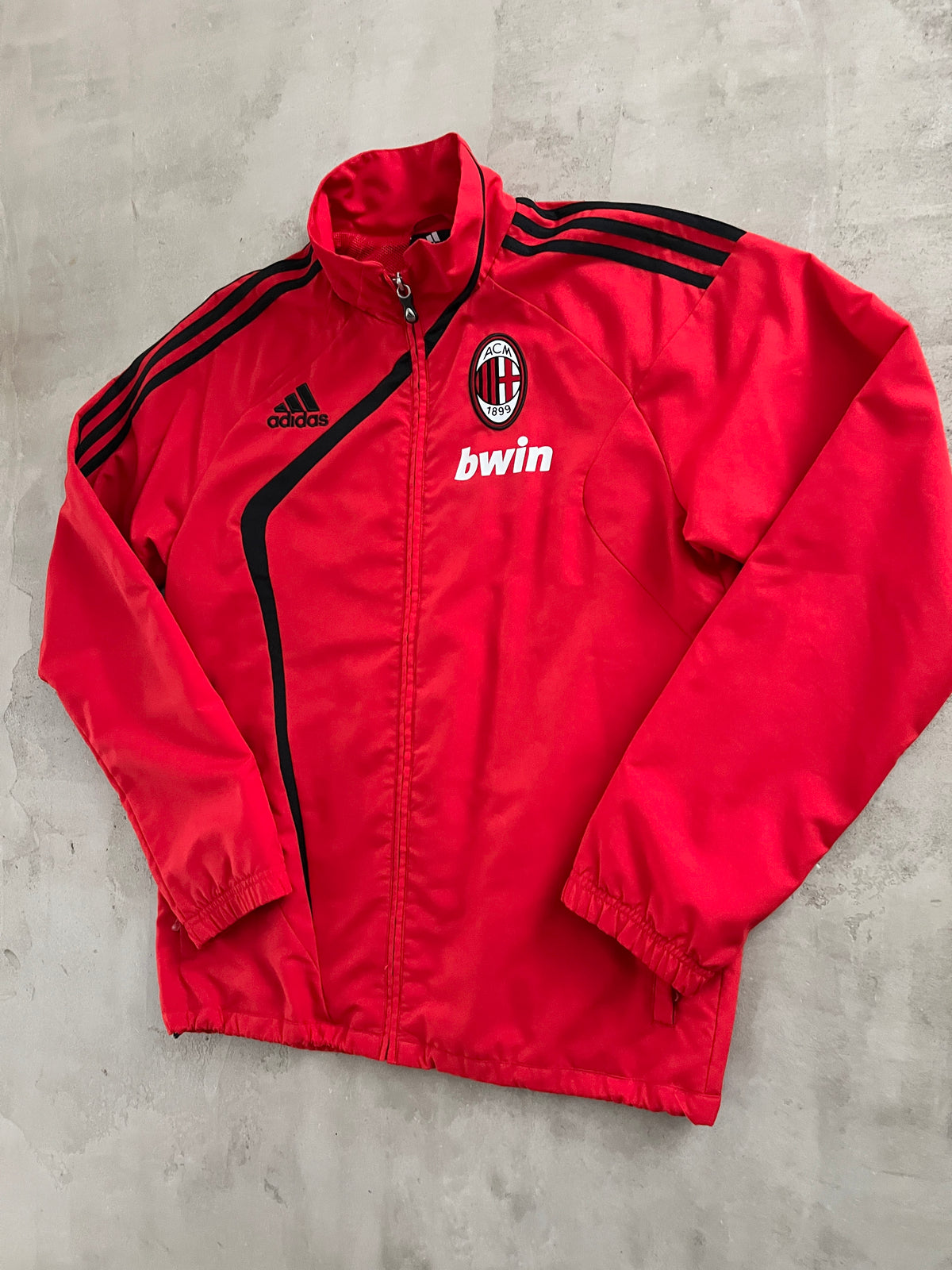 RED AC MILAN TRACK JACKET - 2000S - S/M