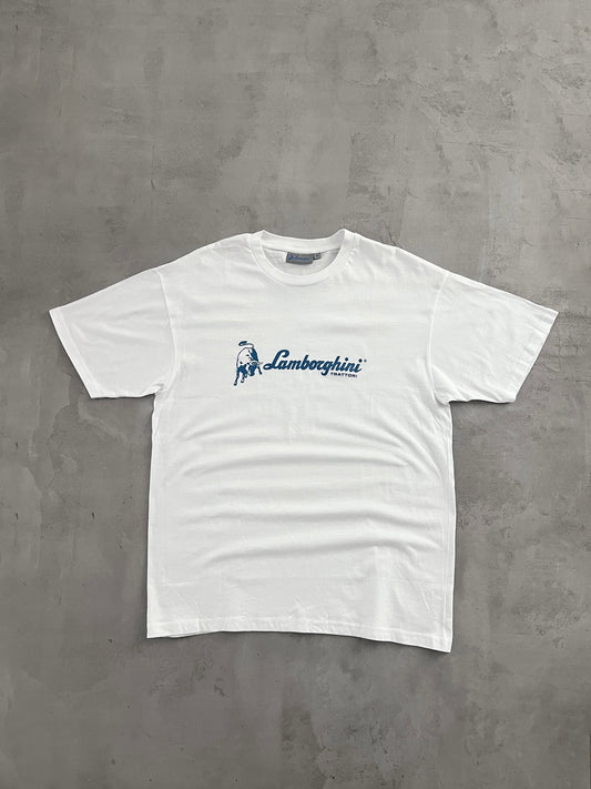 WHITE LAMBORGHINI TEE - 2000S - L