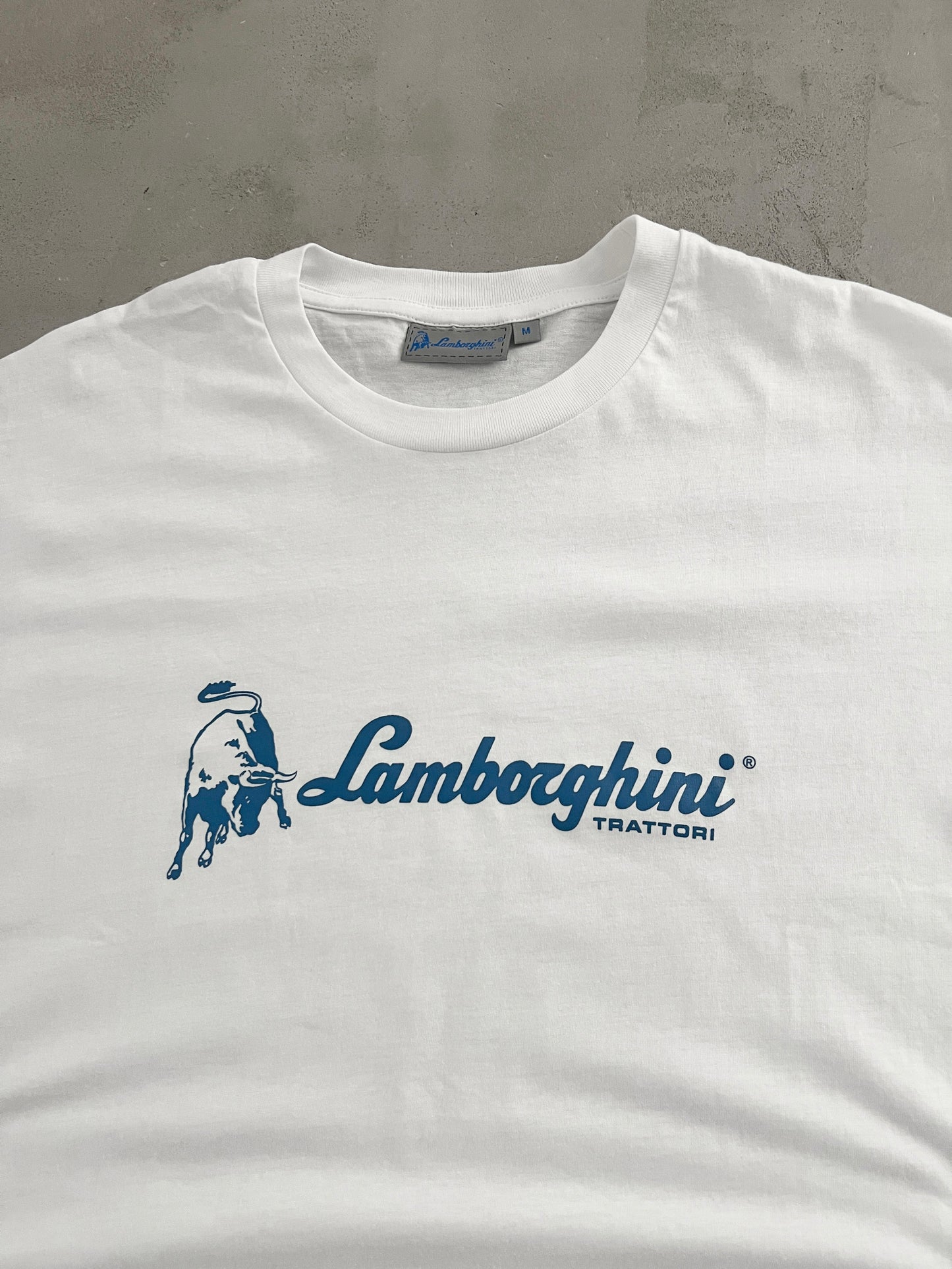 WHITE LAMBORGHINI TEE - 2000S - L