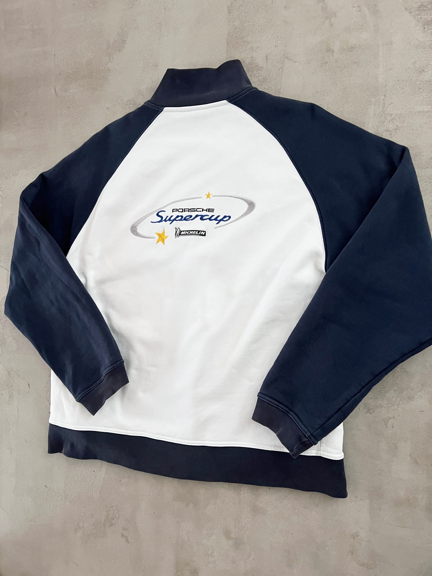 WHITE PORSCHE MICHELIN JACKET - 2000S - L