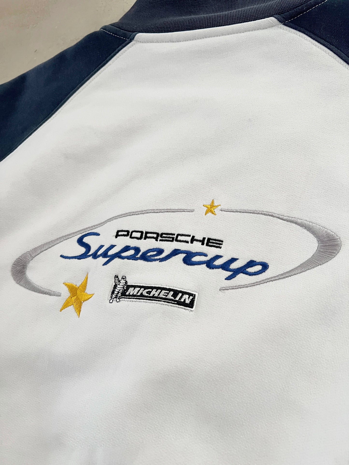 WHITE PORSCHE MICHELIN JACKET - 2000S - L