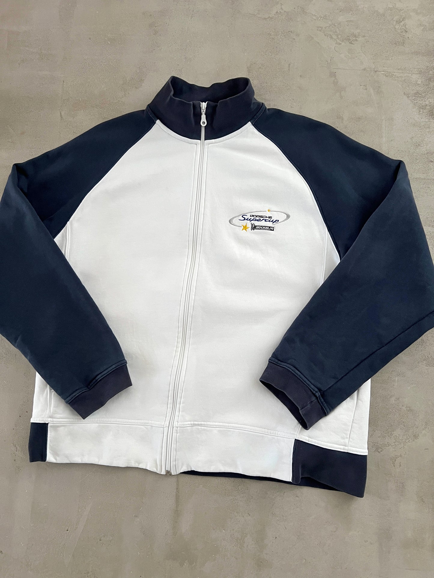 WHITE PORSCHE MICHELIN JACKET - 2000S - L