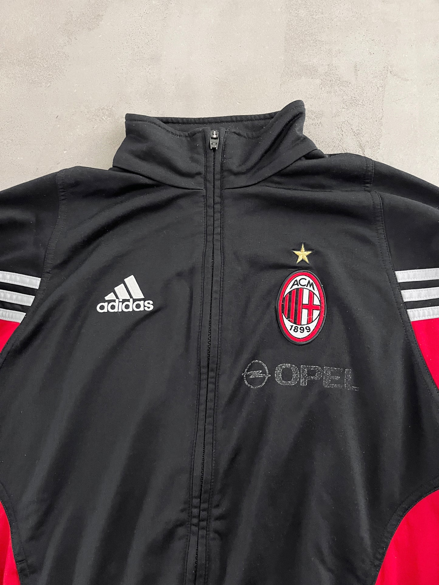 BLACK AC MILAN TRACK JACKET - 2000S - S