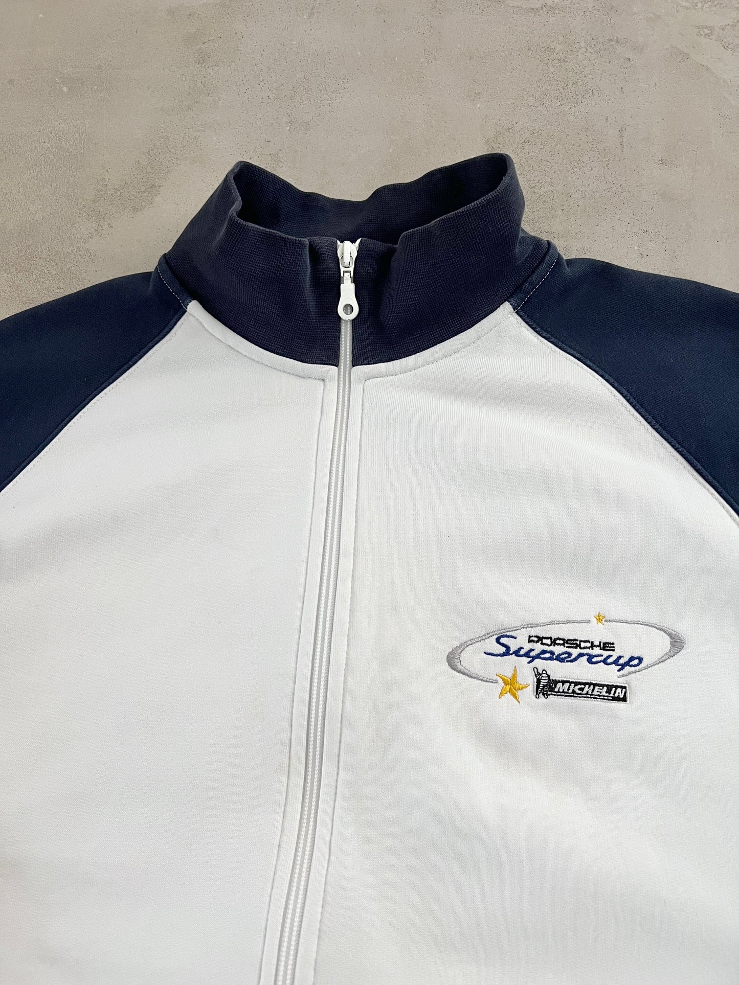 WHITE PORSCHE MICHELIN JACKET - 2000S - L