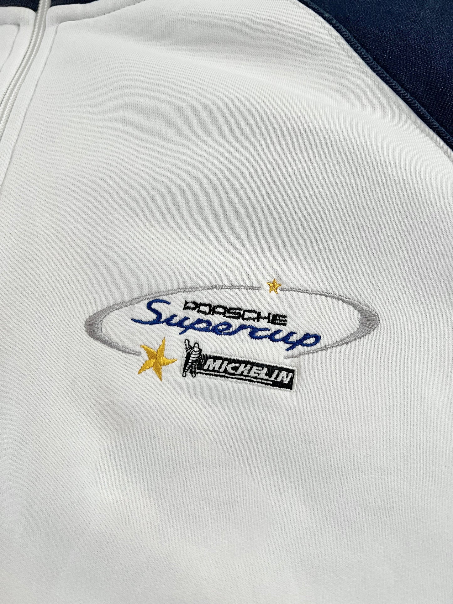 WHITE PORSCHE MICHELIN JACKET - 2000S - L