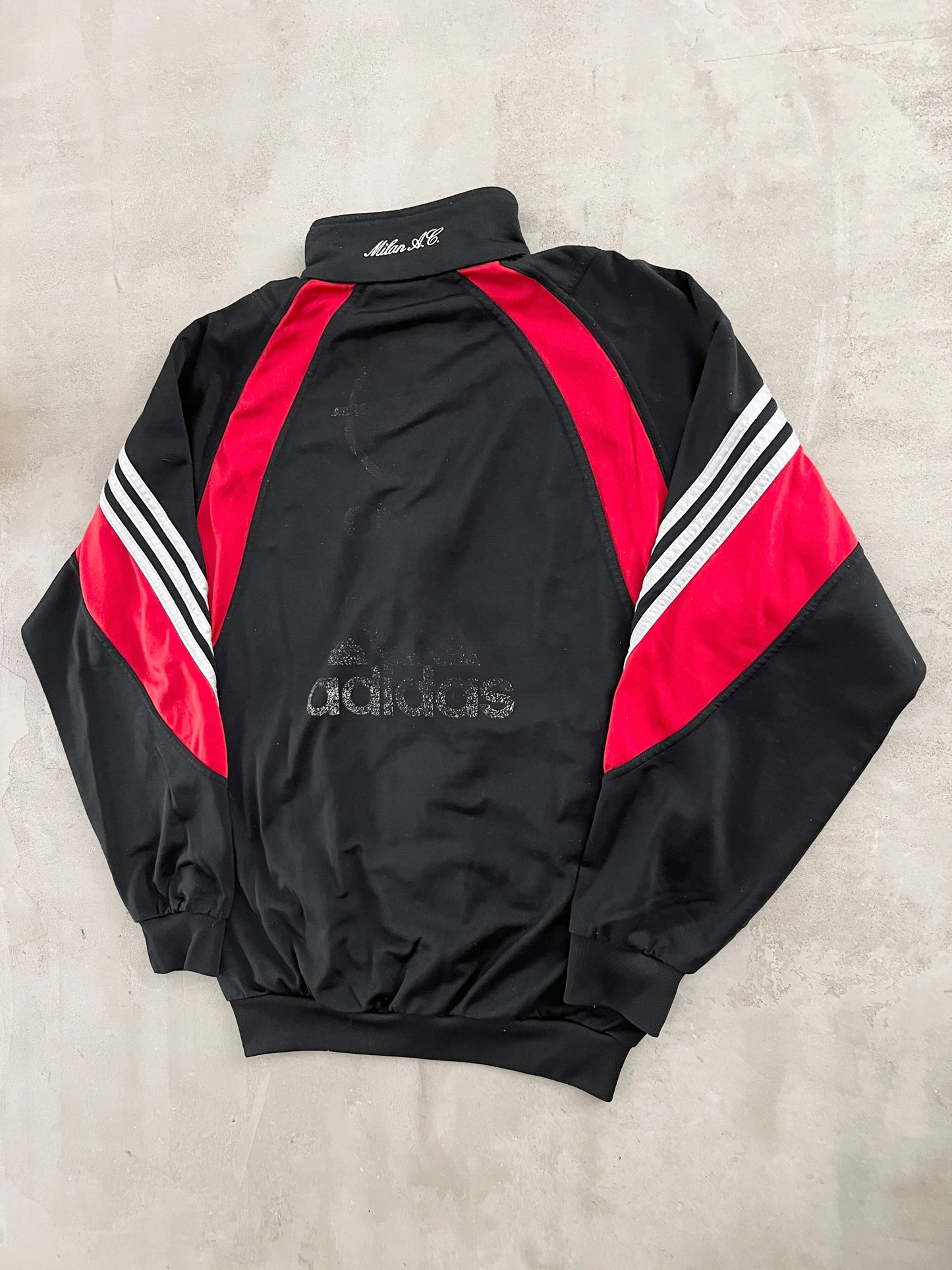 BLACK AC MILAN TRACK JACKET - 2000S - S
